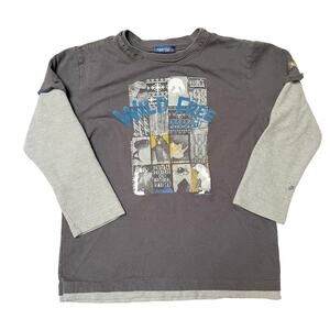 Naartjie Kids Bear Graphic Shirt Size 7